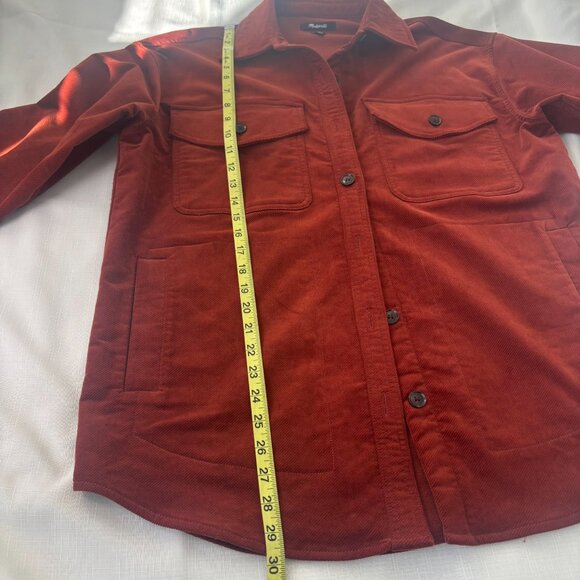 SOLD - Corduroy Twill Oversized Shirt-Jacket - Picture 4 of 8